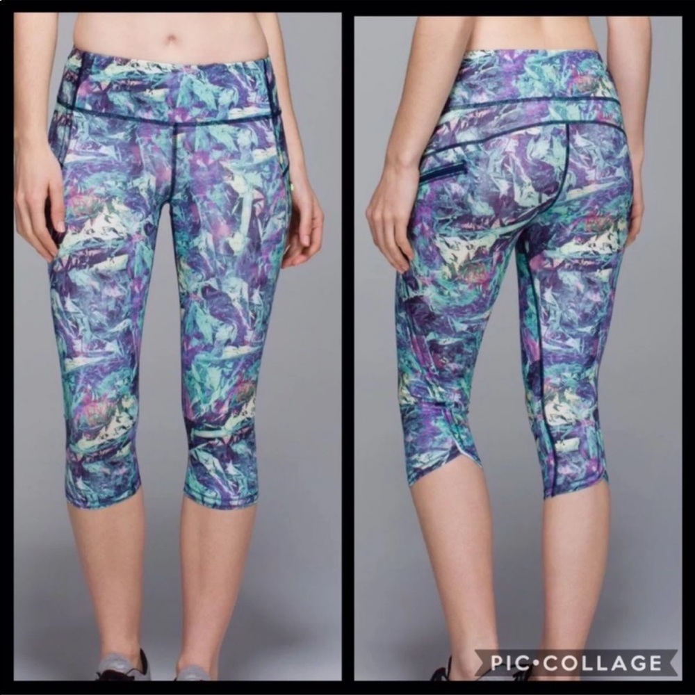Lululemon Run: Top Speed Capri legging tight